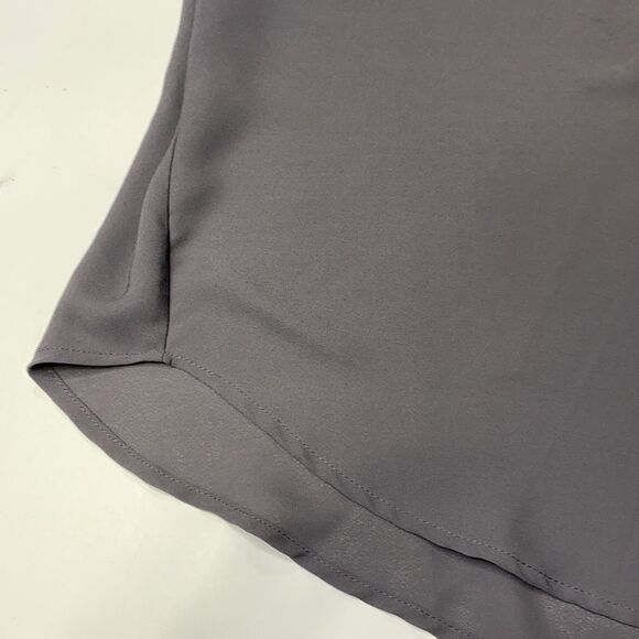 Torrid |Ā Charcoal &āBlack Georgette Bar V-Neckā Top Sizeā5 - Picture 8 of 9